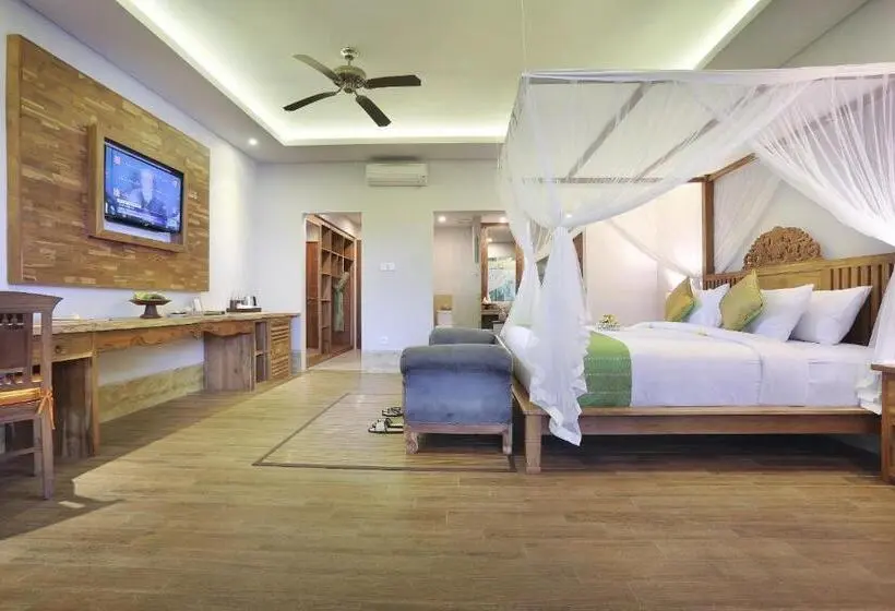 Villa 1 Makuuhuone, Belvilla Serene Hideaway Resort Monkey Forest