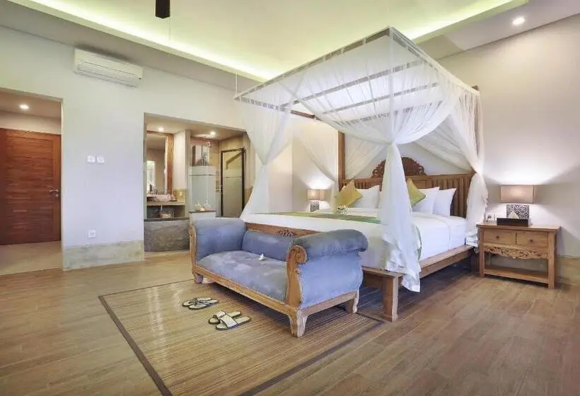 Villa 1 Makuuhuone, Belvilla Serene Hideaway Resort Monkey Forest