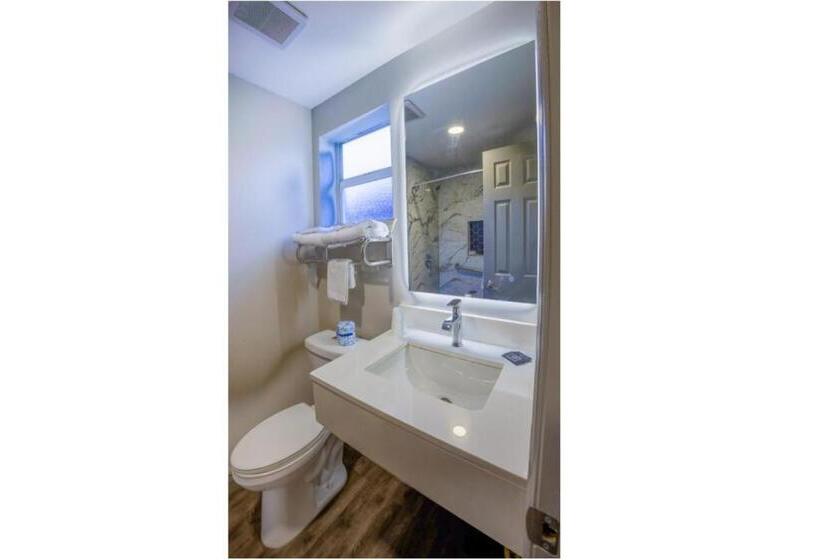 חדר סטנדרט מותאם לאדם עם מוגבלויות, Budget Motel  Titusville