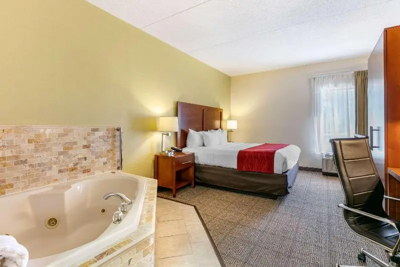 身障者適用キングサイズベッドルーム, Sunrise Inn by OYO Titusville FL