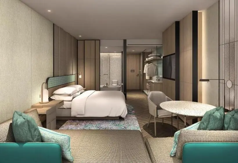 キングサイズベッドのスタンダードルーム, Marriott Executive Apartments, Penang
