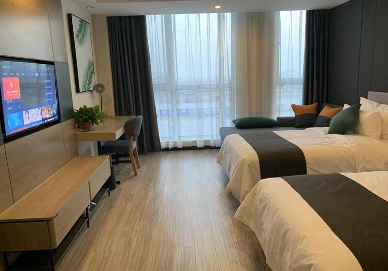 חדר סטנדרט, Thank Inn Chain Heze Yuncheng East Shuihu Road Government Affairs Center