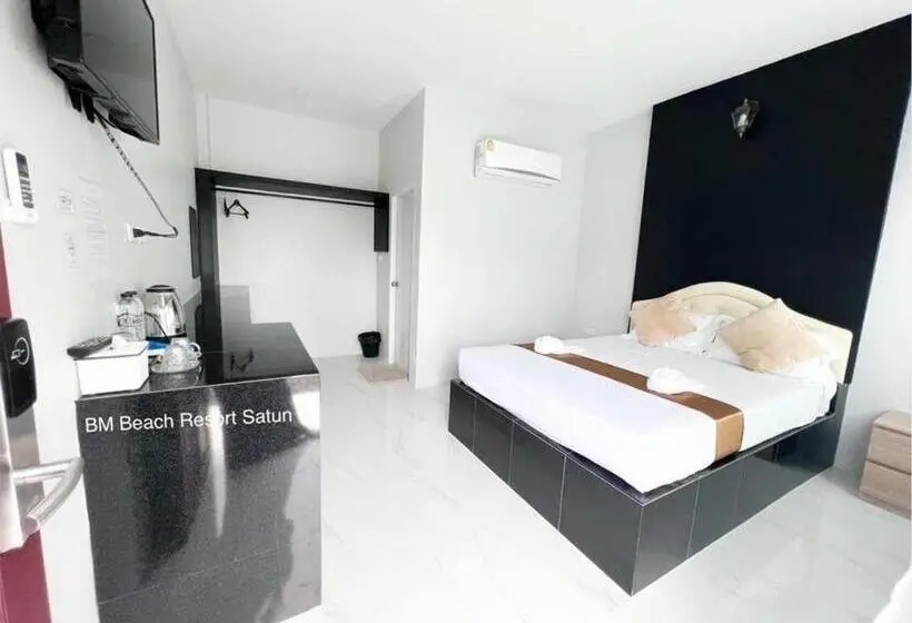 デラックスルーム, Bm Beach Resort Satun บีเอ็มบีชรีสอร์ท