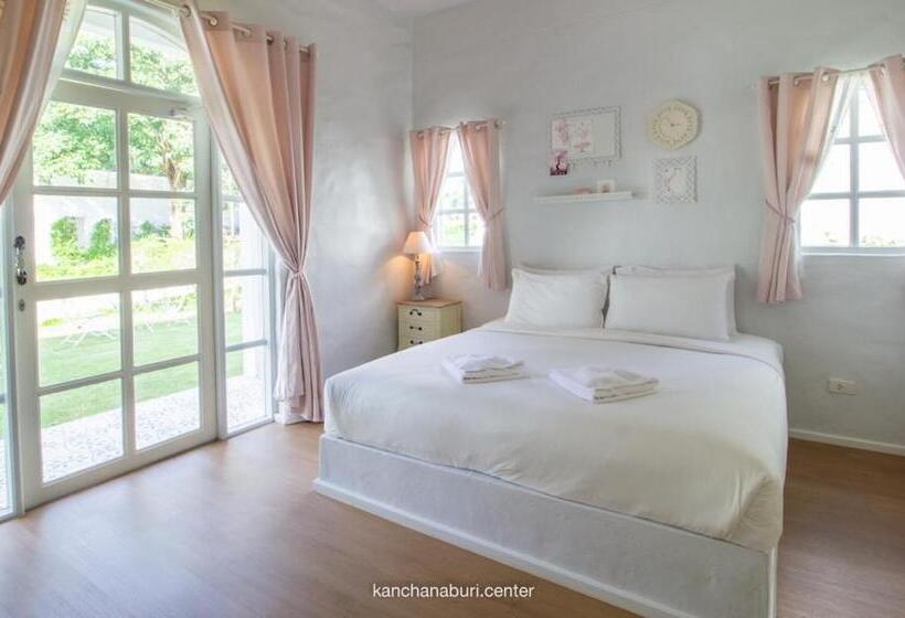 اتاق لوکس با چشم‌انداز باغ, Villa La Flora Kanchanaburi