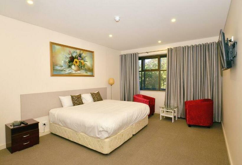 חדר דחוקס עם מיטת קינג, Parklane Motel Murray Bridge