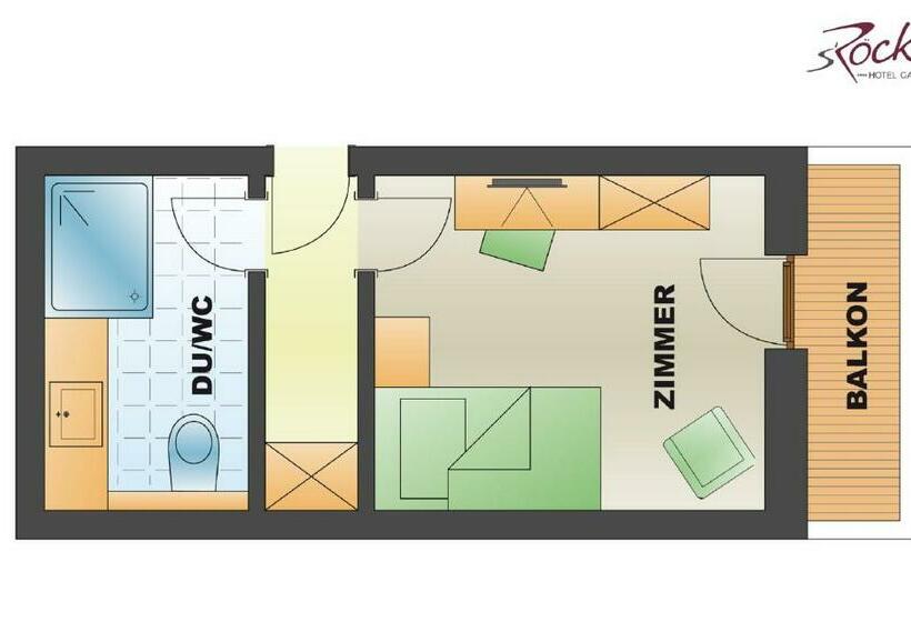 スタンダードシングルルーム, Röck Garni