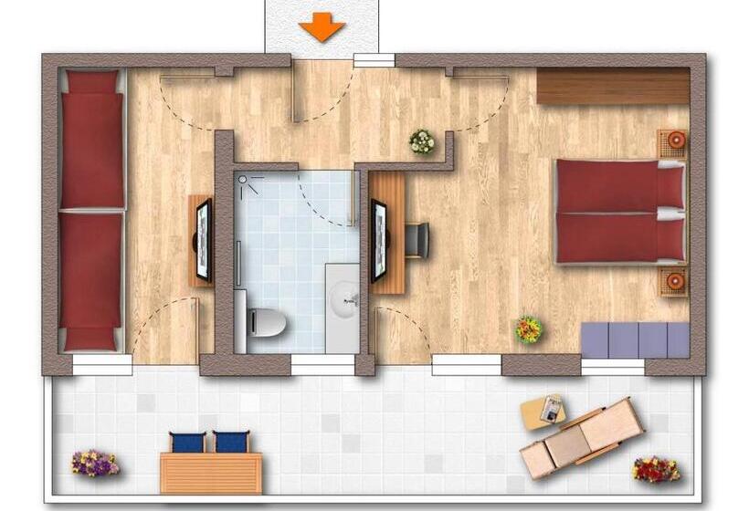 חדר משפחתי, Aktivhotel Tuxerhof