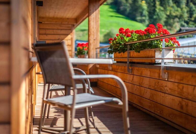 דירה בת חדר שינה 1 עם מרפסת, Aktivhotel Tuxerhof