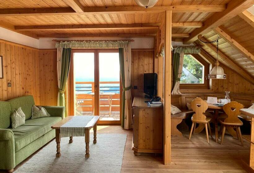 Апартаменты 2 Спальни с Балконом, Gipfelhaus Magdalensberg