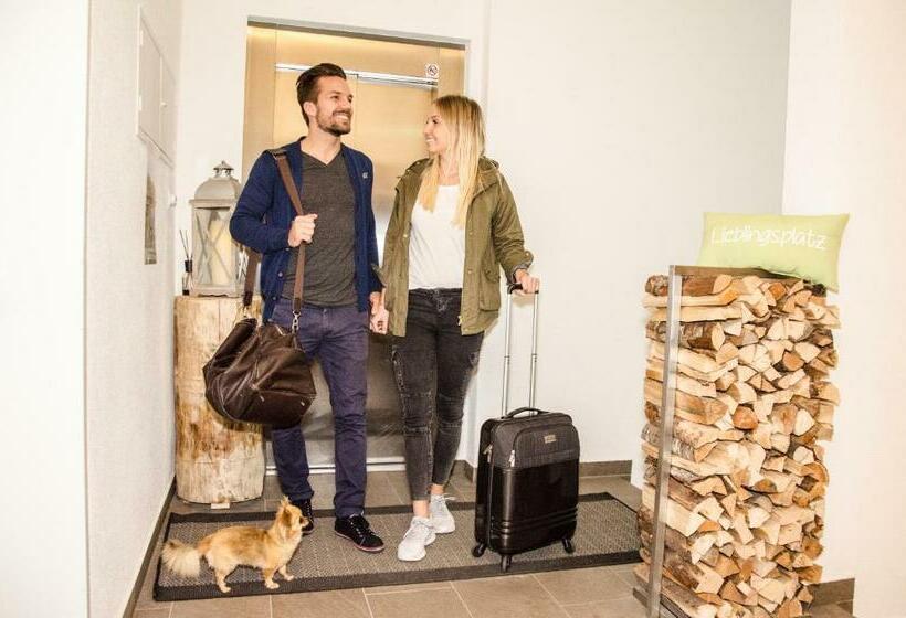 شقة غرفة نوم واحدة مزودة بشُرفة, Aparthotel Bergtraum