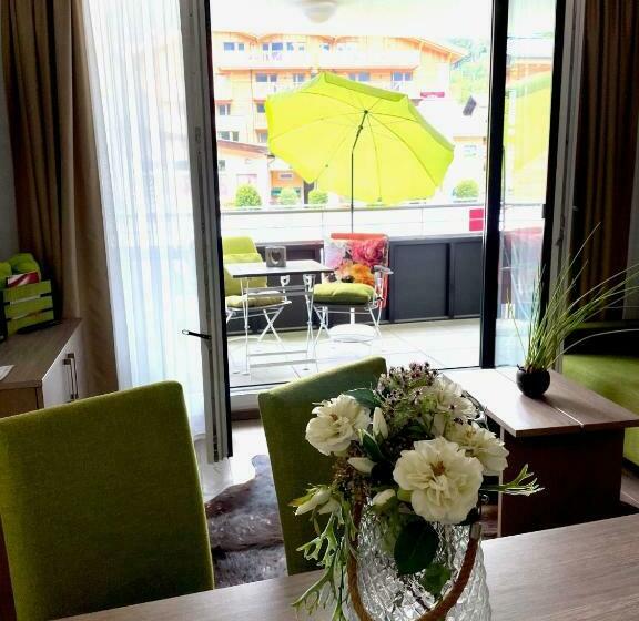 شقة غرفة نوم واحدة مزودة بشُرفة, Aparthotel Bergtraum