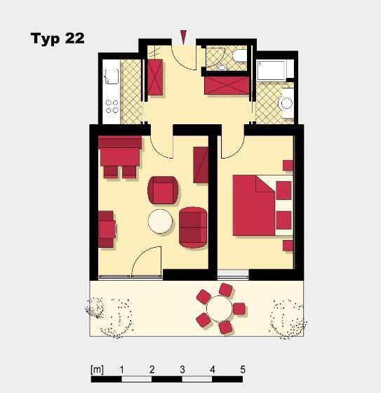 带1个卧室的公寓, Ferienhotel Almajur