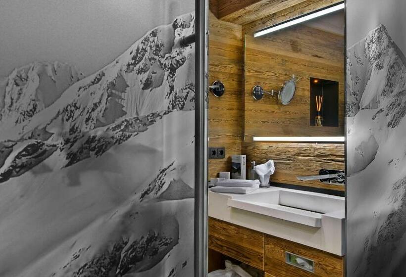 غرفة قياسية فردية مزودة بشُرفة, Pete Alpine Boutique Hotel   Klein Und Fein   Private Spa Suiten Und Zimmer