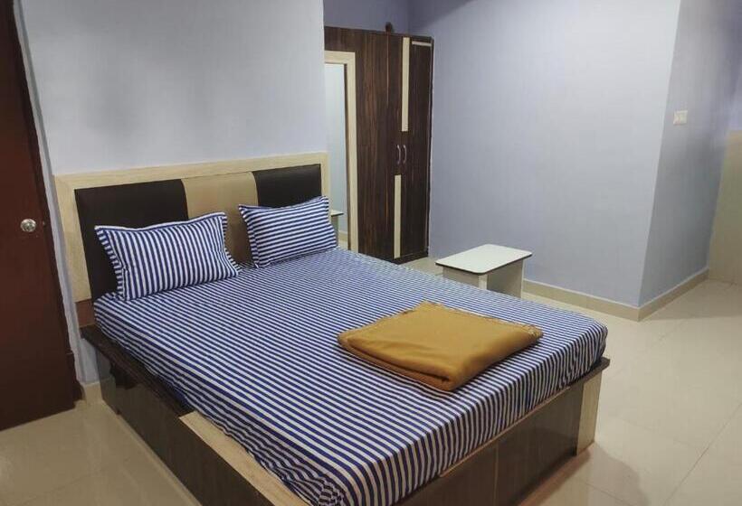 豪华房间, Goroomgo Hotel Tara Lodge Grand Road Near Temple