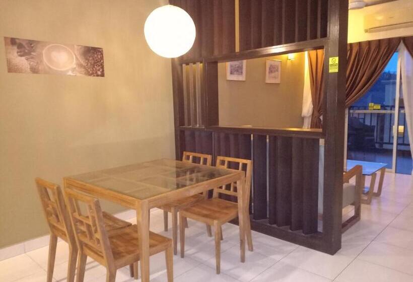 침실 1개 바다 전망 아파트, Zamlan Gold Coast Morib Intl Resort   3 Rooms Apartment