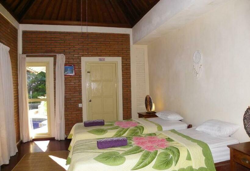 בקתה סטנדרטית עם נוף לים, Jukung Dive Resort Bali Amed