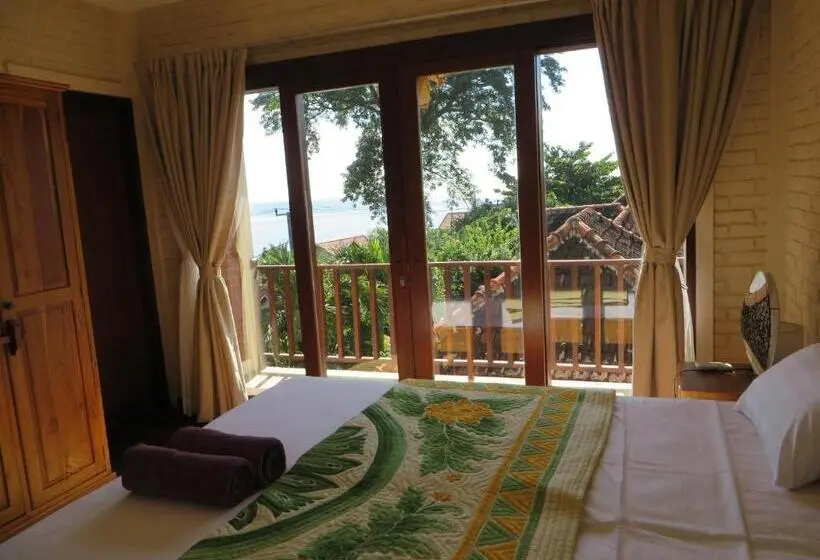 اتاق استاندارد با چشم‌انداز استخر, Jukung Dive Resort Bali Amed