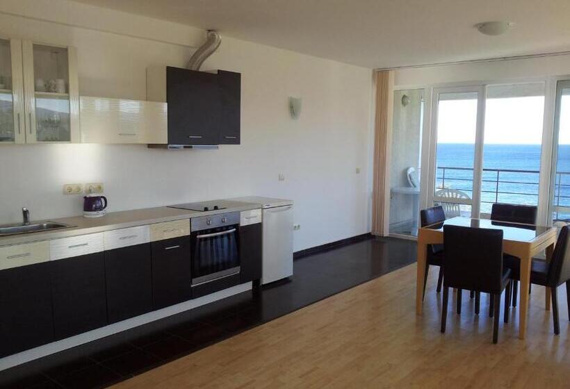 דירת דלוקס חדר שינה 1 עם נוף לים, Aparthotel Romance