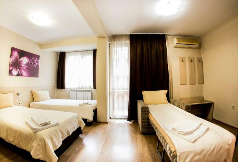 Трехместный Номер Стандарт с Балконом, Family Hotel Madrid