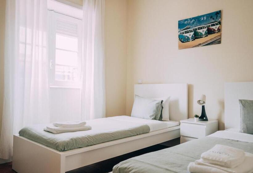 스탠다드 룸 공동 욕실, Green Coast Surf House