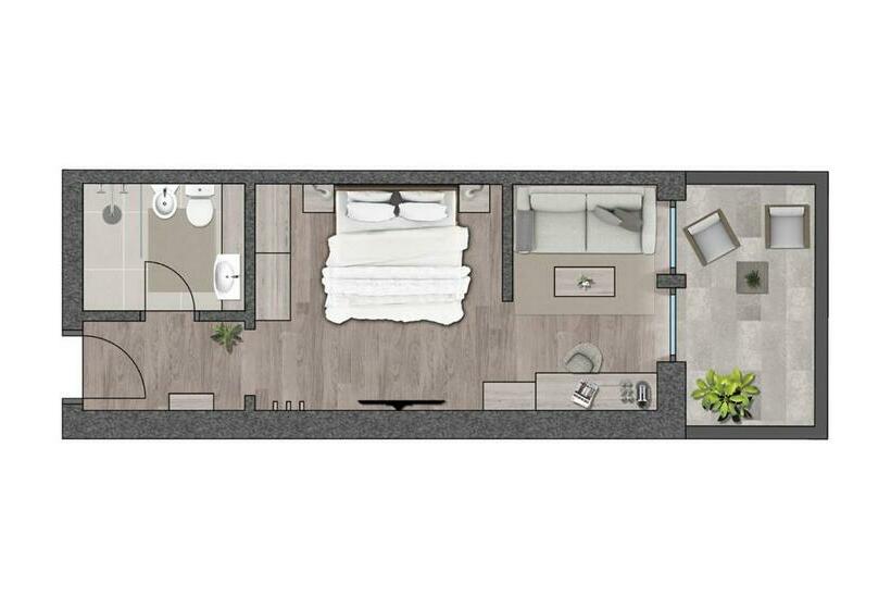 جناح جونيور مزوَّد بشرفة, Lanerhof Active/spa/balance