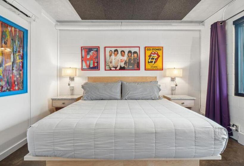 إستوديو قياسى سرير كينج, Boutique Vera Hotel In The Heart Of Folly Beach