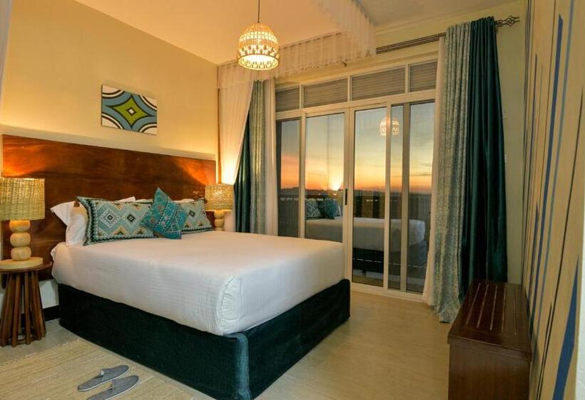 اتاق لوکس با بالکن و چشم‌انداز دریا, Residence 256 Kampala, Kigo