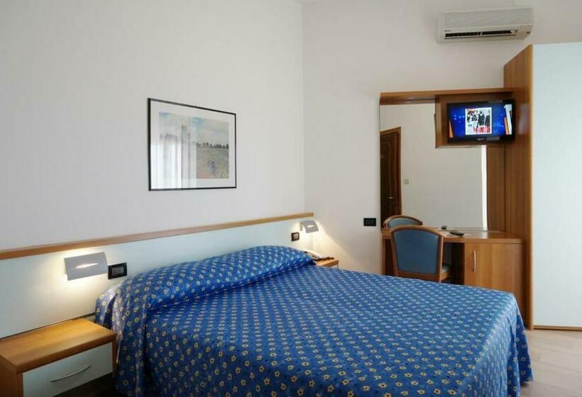 Standardzimmer seitl. Meerblick mit Balkon, Continental