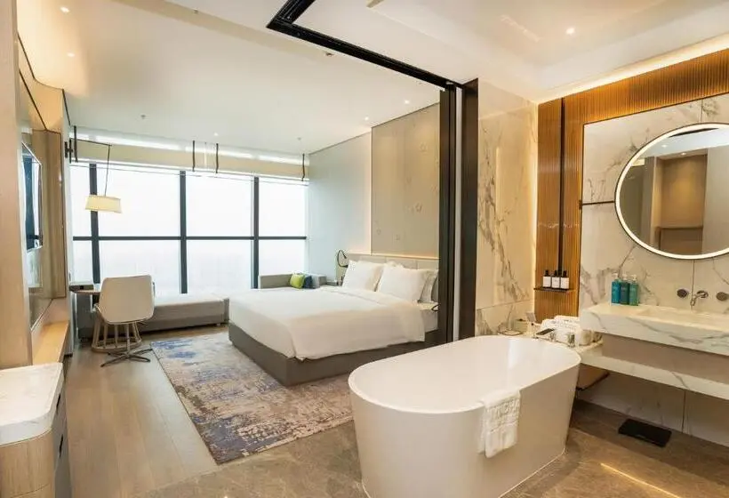 اتاق لوکس با چشمانداز دریا, Wyndham Foshan Nanhai