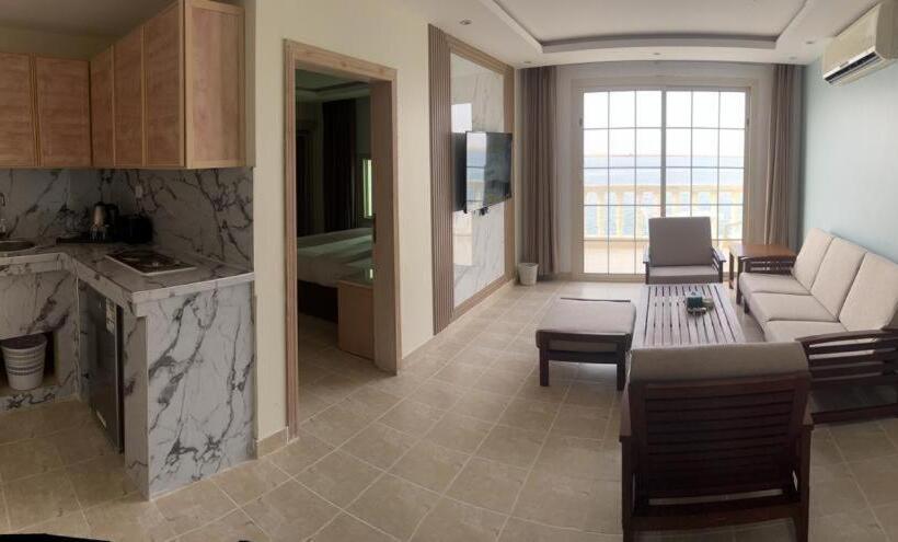 带海景的标准工作室, Al Ahmadi Plaza Resort