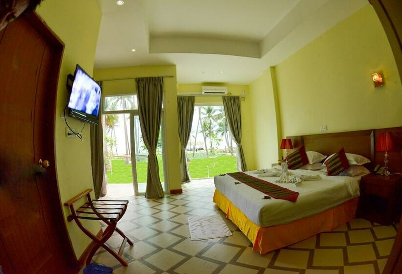 اتاق سوپریور با چشم‌انداز دریا, Ocean Blue Ngwe Saung Beach