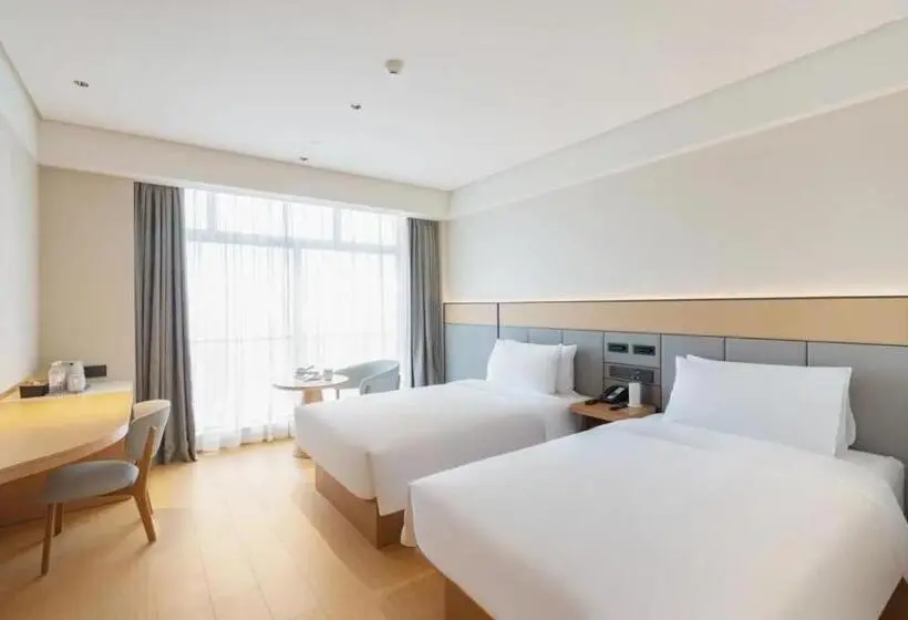２ダブルベッドのスタンダードルーム, Qinman Hotel   Gongbei Port Fuhuari Branch