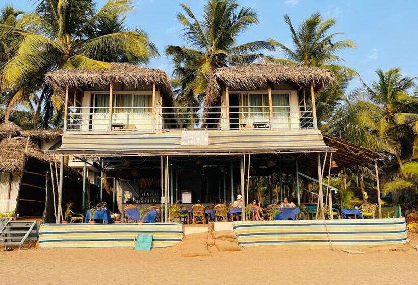 غرفة ديلوكس مطلّة علي البحر, Agonda Beach Chalets