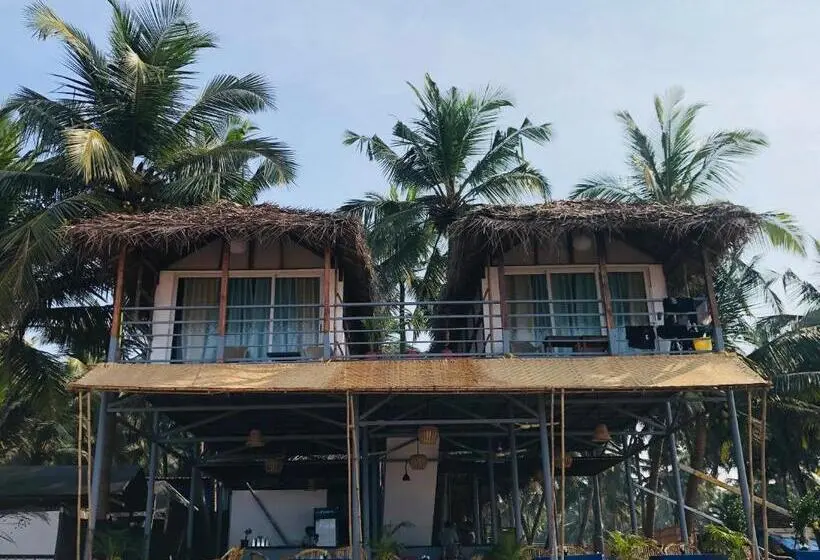 Deluxe-huone Merinäkymä, Agonda Beach Chalets