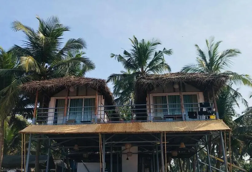 Deluxe-huone Merinäkymä, Agonda Beach Chalets