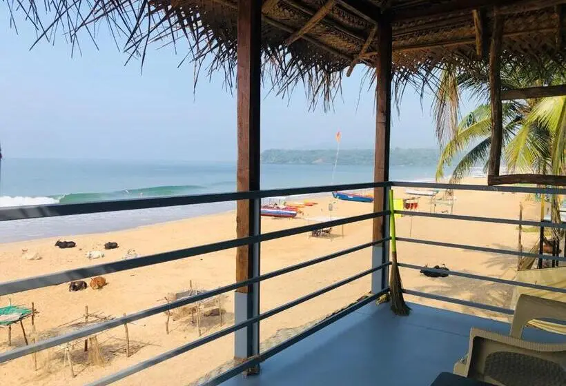 Deluxe-huone Merinäkymä, Agonda Beach Chalets
