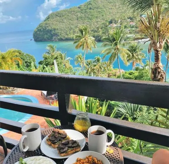آپارتمان 1 خوابه با بالکن, Marigot Palms Luxury Caribbean Apartment Suites