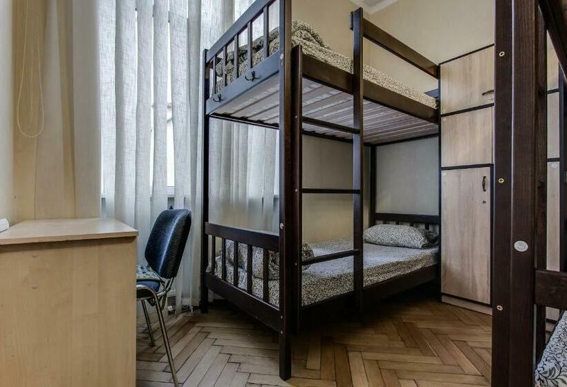 تختخواب در اتاق مشترک, Centrum Hostel