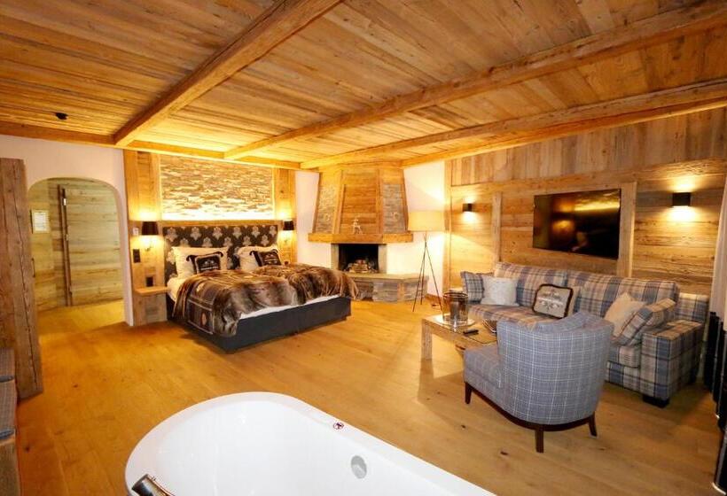 带阳台的豪华间, Amber Ski In/out Hotel & Spa