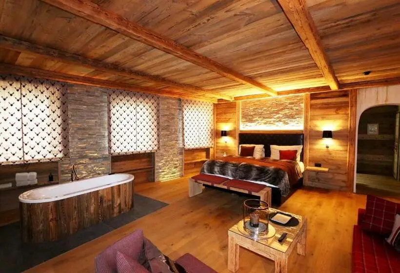 اتاق لوکس با بالکن, Amber Ski In/out Hotel & Spa