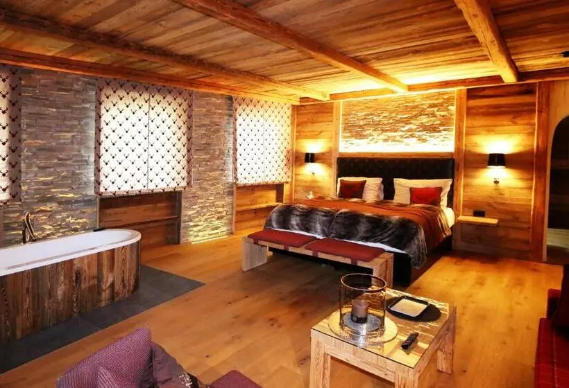 اتاق لوکس با بالکن, Amber Ski In/out Hotel & Spa
