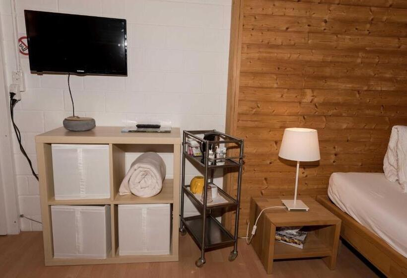 스탠다드 싱글 룸 공동욕실, Bnb Alpenblick