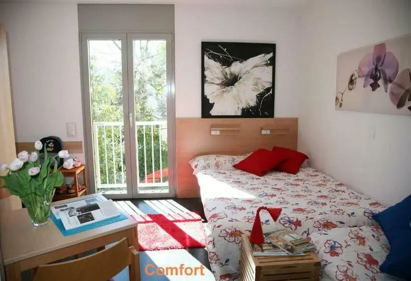 Comfort-huone, Lugano Savosa Youth Hostel