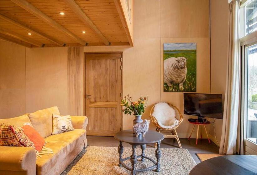 آپارتمان 1 خوابه با تراس, Boerenhofstede De Overhorn