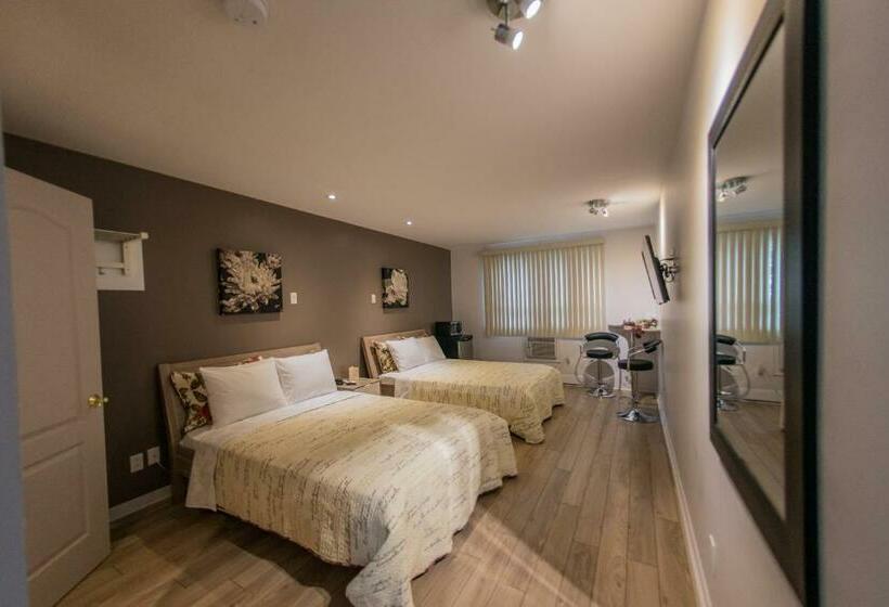 带2个双人床的标准工作室, Auberge St. Jacques