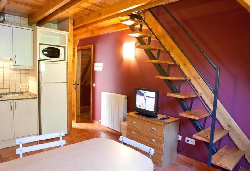 דירת דופלקס בת חדר שינה 1, Bungalows Verneda Mountain Resort