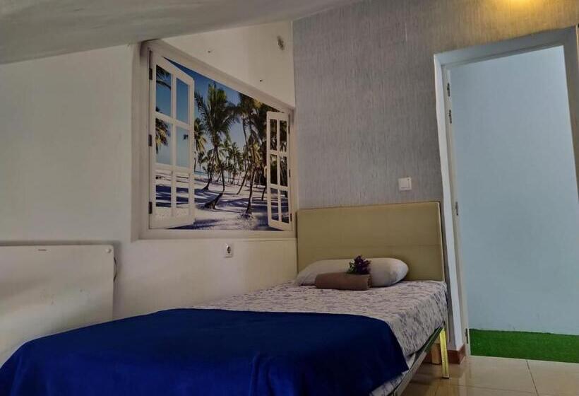 Economy Zimmer geteiltes Bad, Málaga Centro Hostel