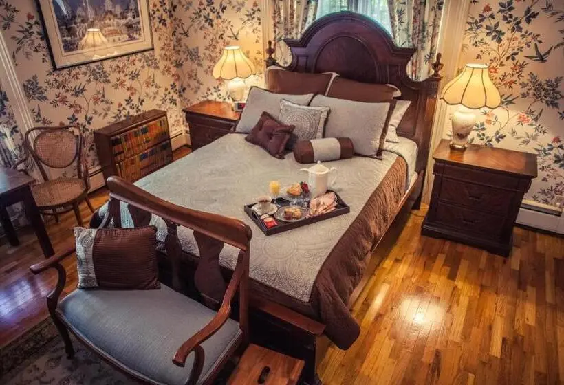 キングサイズベッドのデラックスルーム, Silver Heart Inn & Cottages