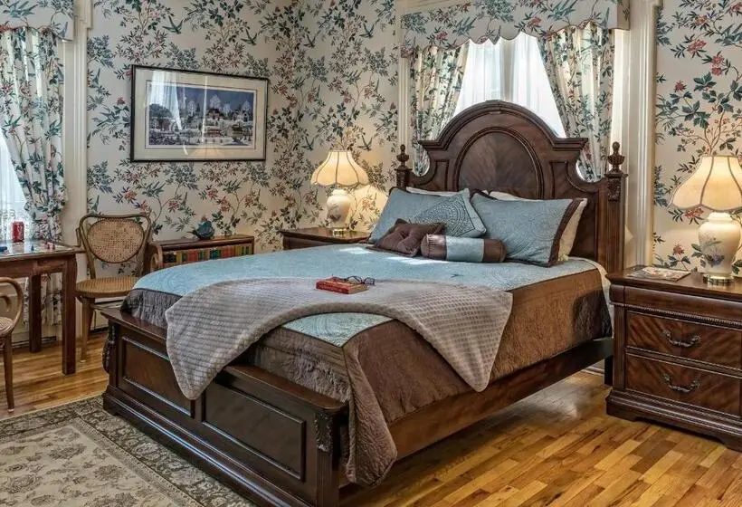 キングサイズベッドのデラックスルーム, Silver Heart Inn & Cottages