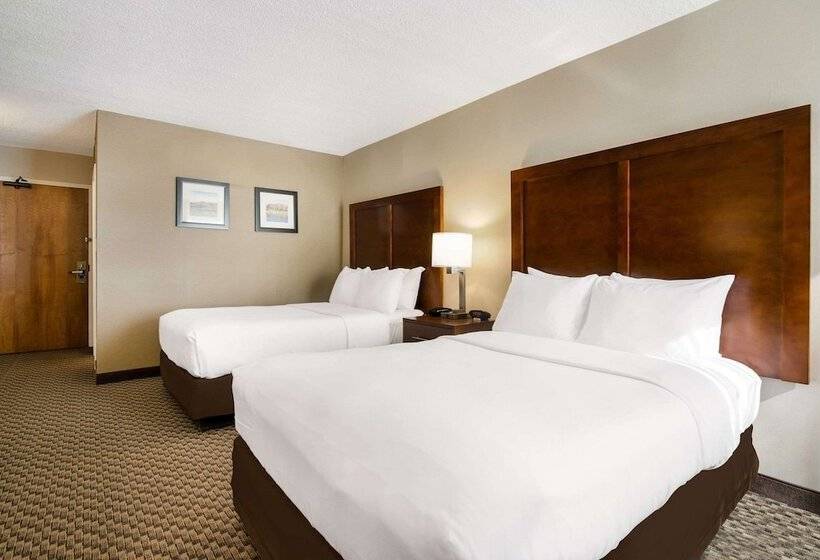 ２ダブルベッドのスタンダードルーム, Comfort Inn Virginia Horse Center